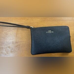 Coach Black Wristlet Wallet